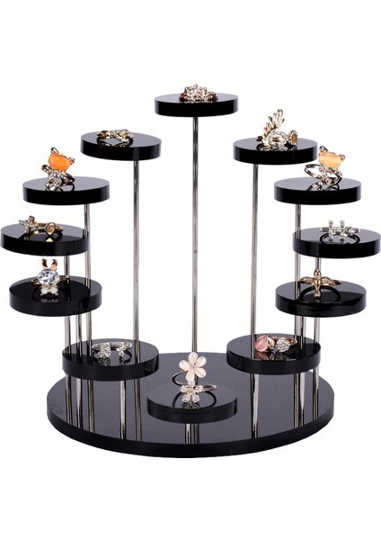 3 Mermi-Beyaz Stil Yuvarlak Cupcake Standı Akrilik Takı Için Ekran Standı Kek Tatlı Raf Parti Düğün Pastası Standı Bebek Duş Dekorasyon Tutucu (Yurt Dışından) fiyatları