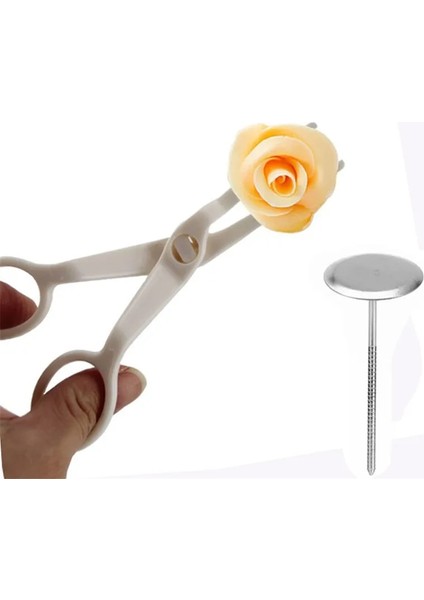 2 Adet Set Stili 1 Takım Buzlanma G Çiçek Kaldırıcı Ors + Tırnak Standı Iğne Fırında Kek Dekorasyon Cupcake Pasta Aracı Veya Krem Transferi (Yurt Dışından) fırsatları