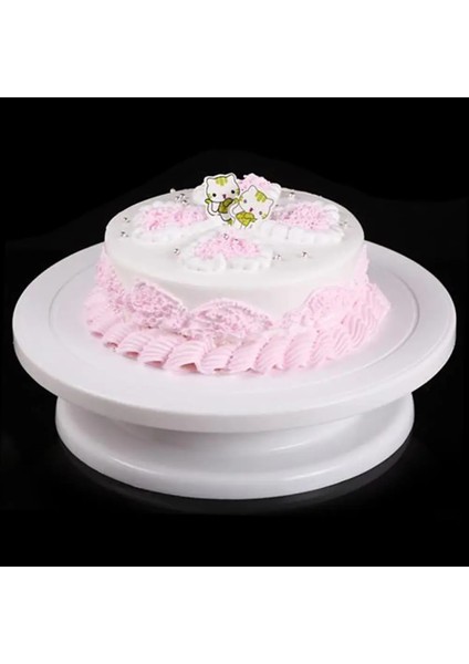 E Stili Kek Pikap Pişirme Plastik Kalıp Dıy Kek Dönen Yuvarlak Tabak Kek Dekorasyon Araçları Döner Tabla Pasta Malzemeleri Kek Standı (Yurt Dışından) modelleri