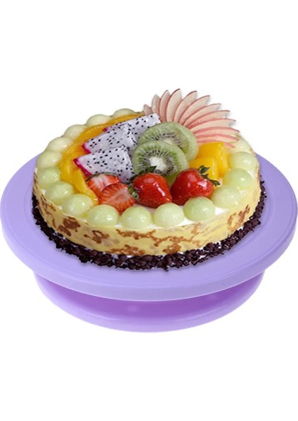 E Stili Kek Pikap Pişirme Plastik Kalıp Dıy Kek Dönen Yuvarlak Tabak Kek Dekorasyon Araçları Döner Tabla Pasta Malzemeleri Kek Standı (Yurt Dışından) indirimleri