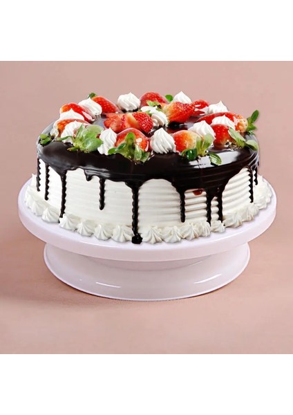 Pembe Tarzı Yuvarlak Kek Pikap Standı Kek Dekorasyon Aksesuarları Dıy Kalıp Dönen Kararlı Kaymaz Yuvarlak Kek Masası Mutfak Kek Pişirme Araçları (Yurt Dışından) fiyatları