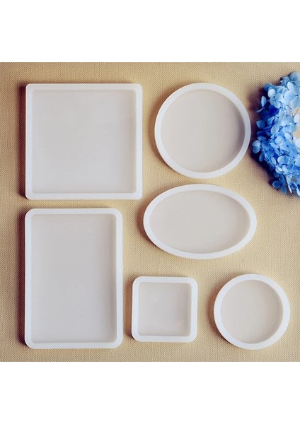 No.4 Tarzı Yuvarlak Kare Dikdörtgen Şekil Coaster Tabanı Silikon Kalıp Reçine Kalıpları Epoksi Uv Dıy Reçine El Sanatları Ev Dekorasyon El Yapımı Araçlar (Yurt Dışından) fiyatları