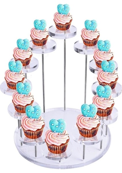 Beyaz Stil Stili Akrilik Cupcake Takı Için Ekran Standı Kek Tatlı Raf Parti Düğün Pastası Standı Bebek Duş Dekorasyon Tutucu (Yurt Dışından) indirimleri