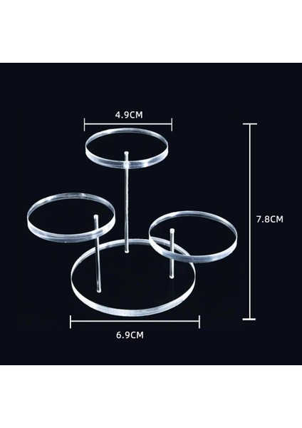 No.1 Tarzı Upcake Standı Akrilik Teşhir Standı Takı Kek Tatlı Rafı Parti Dekoru Için (Yurt Dışından)