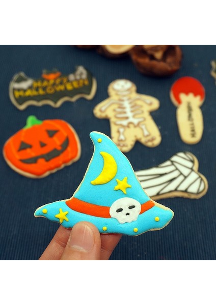 No.7 Tarzı Cadılar Bayramı Pastanesi Paslanmaz Çelik Çerez Kesici Bisküvi Çerez Pulları Bakeware Bisküvi Kalıbı Pişirme Bisküvi Kalıbı Pişirme Aracı (Yurt Dışından) fırsatları