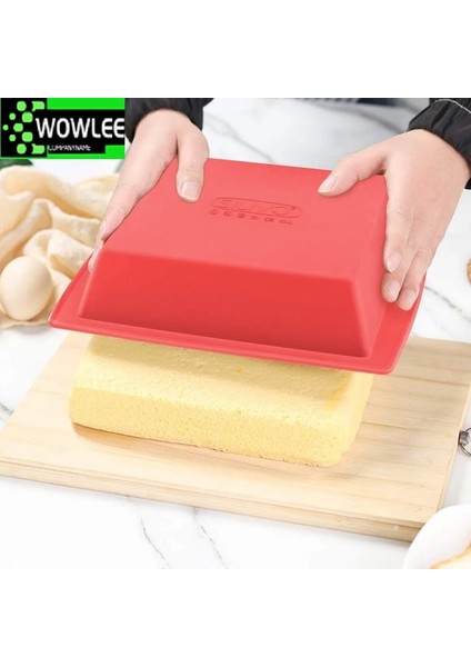 Rastgele Renk-A Stili Kolay Temizlik Silikon Ekmek Tost Kalıbı Kare Kek Tavası Yüksek Sıcaklık Dayanımı Mutfak Pişirme Bakeware Kek Kalıbı Kek Standı (Yurt Dışından) modelleri