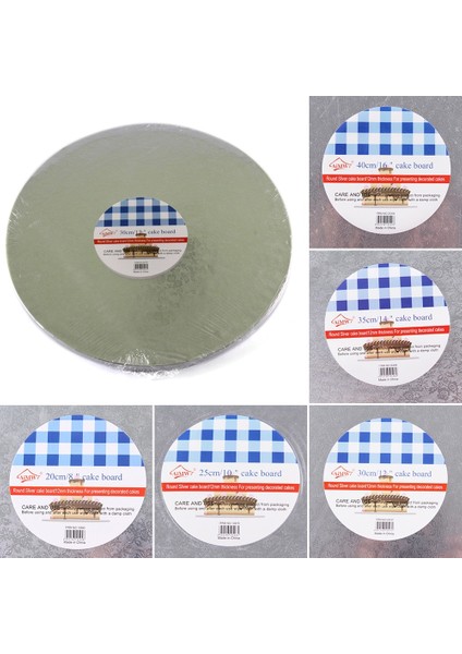 30CM Tarzı Yuvarlak Kek Tutucu Pişirme Araçları Kek Teşhir Panosu Stand Tutucu Güçlü Taban Transfer Panosu Kek Standı Döner Tabla Pişirme Tutucu (Yurt Dışından)