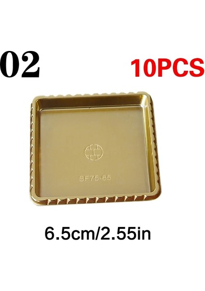 No.2 Tarzı Gıda Sınıfı Altın Muffin Cupcake Tatlı Tepsi Düğün Doğum Günü Pastası Pasta Dekoratif Araçlar Yuvarlak Kek Kurulu Tabanı Görüntüler (Yurt Dışından)