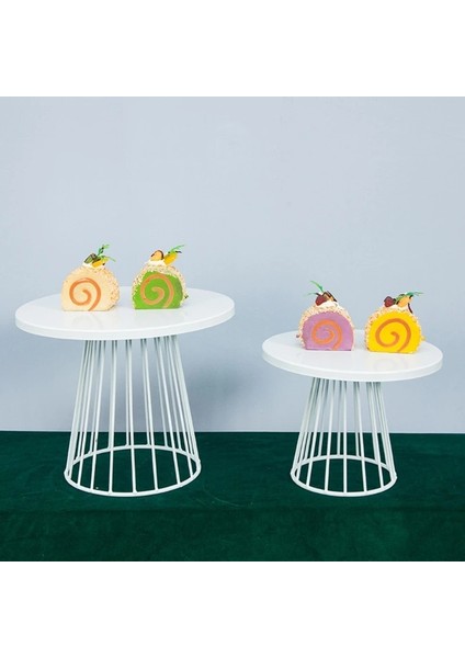Beyaz Stil S Beden Metal Kek Standı Düğün Tatlı Vitrin Cupcake Kaide Bebek Duş Doğum Günü Partisi Dekorasyon Için Tepsi Tutucu Standı (Yurt Dışından) modelleri
