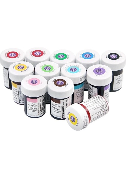 Limon Sarısı Stili America Wilton Coloring Buzlanma Renkleri, Jel Bazlı, Pasta Pişirmek Için Renk Pigmenti Pasta Pastası Fondan Macaron Kreması (Yurt Dışından) modelleri