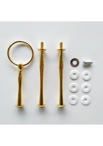 No.6 Tarzı 2 Katmanlı Donanım 3 Katmanlı Taç Metal Kek Tabağı Standı Uydurma Parti Tepsisi Kek Gıda Tatlı Rafı Tutucu Mutfak Ev Için Plaka Yok (Yurt Dışından)