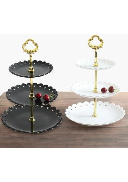 No.6 Tarzı 2 Katmanlı Donanım 3 Katmanlı Taç Metal Kek Tabağı Standı Uydurma Parti Tepsisi Kek Gıda Tatlı Rafı Tutucu Mutfak Ev Için Plaka Yok (Yurt Dışından) modelleri