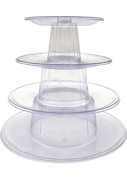Bir Stil Katmanlı Macaron Ekran Standı Cupcake Kule Rafı Kek Standı Çok Yönlü Kule Düğün Doğum Günü Tatlısı Dekorasyon Standı Bakeware (Yurt Dışından)