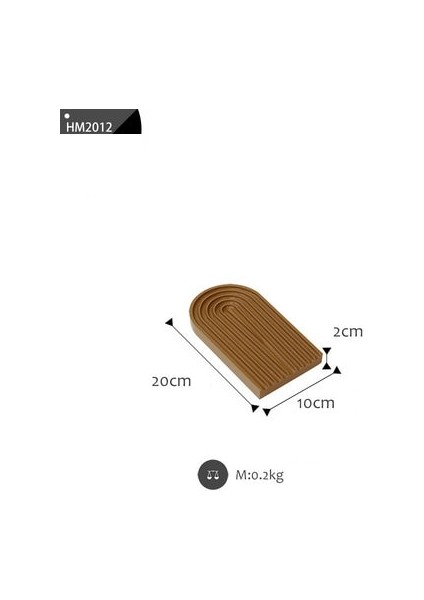 Kahverengi 10CM Tarzı Sweetgo Kayın Ahşap Doğrama Tepsisi Morandi Renk El Yapımı Tatlı Tabağı Kek Masa Dekorasyon Mutfak Organizatör (Yurt Dışından)