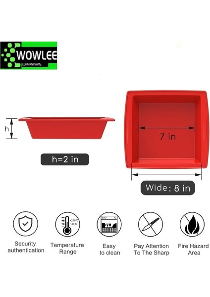 Rastgele Renk-A Stili Kolay Temizlik Silikon Ekmek Tost Kalıbı Kare Kek Tavası Yüksek Sıcaklık Dayanımı Mutfak Pişirme Bakeware Kek Kalıbı Kek Standı (Yurt Dışından) indirimleri