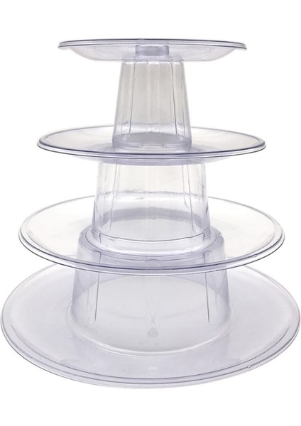 Bir Stil Cupcake Kulesi Standı Tutucu Katmanlı Macaron Düğün Ekran Servis Kek Standı Bakeware Mutfak Yemek Bar Araçları (Yurt Dışından)