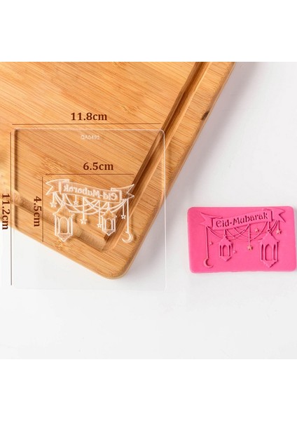 Desen F Damga Stili Eid Mubarak Çerez Kesiciler Pullar Ramazan Islam Müslüman Bisküvi Kalıpları Fener Kilise Kurabiye Araçları Pişirme Için Fondan Malzemeleri (Yurt Dışından)