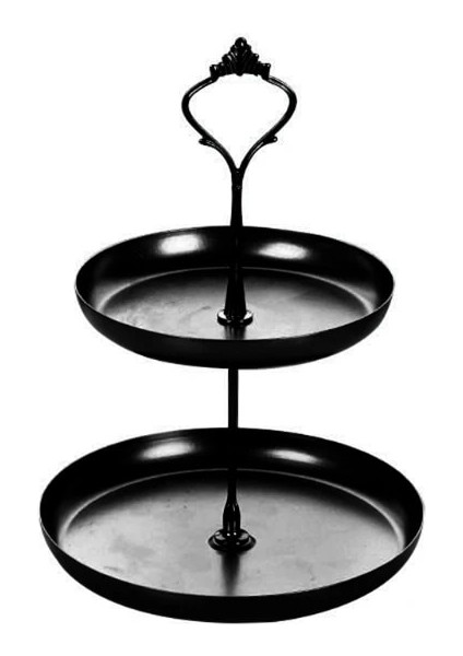 01BK Tarzı Ayrılabilir Kek Standı Avrupa Tarzı 2 Katmanlı Pasta Cupcake Meyve Tabağı Hizmet Tatlı Tutucu Düğün Parti Ev Dekorasyonu (Yurt Dışından)