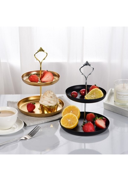 01BK Tarzı Ayrılabilir Kek Standı Avrupa Tarzı 2 Katmanlı Pasta Cupcake Meyve Tabağı Hizmet Tatlı Tutucu Düğün Parti Ev Dekorasyonu (Yurt Dışından) indirimleri