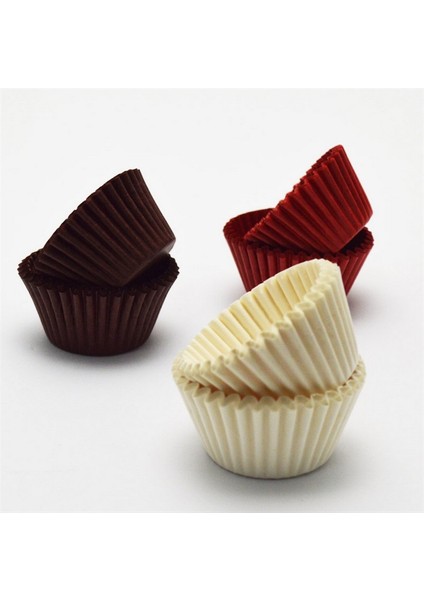 Beyaz Stil M 4.5x3.5x2.5cm Ocolate Kağıt Muffin Cupcake Liner Pişirme Bardakları Kek Parti Düğün Cupcakes Kılıfları Için Dekorasyon Standı (Yurt Dışından) fiyatları