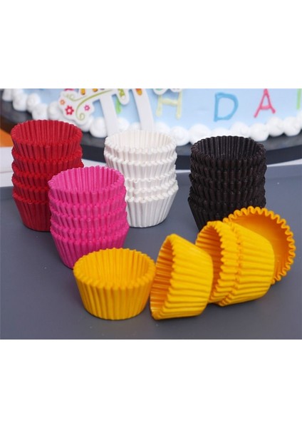 Beyaz Stil M 4.5x3.5x2.5cm Ocolate Kağıt Muffin Cupcake Liner Pişirme Bardakları Kek Parti Düğün Cupcakes Kılıfları Için Dekorasyon Standı (Yurt Dışından) fırsatları