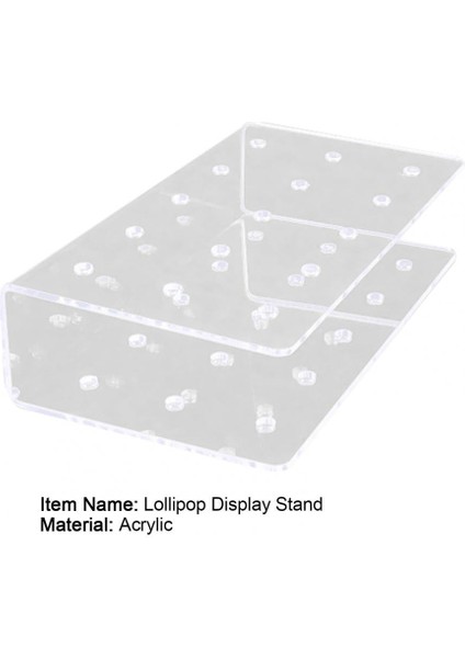 No.1 Tarzı 1 Adet Akrilik Lolipop Tutucu Dikdörtgen Şekil Çift Katmanlı Akrilik Kek Pop Lolipop Standı Düğün Parti Doğum Günü Ekran Standı (Yurt Dışından) modelleri