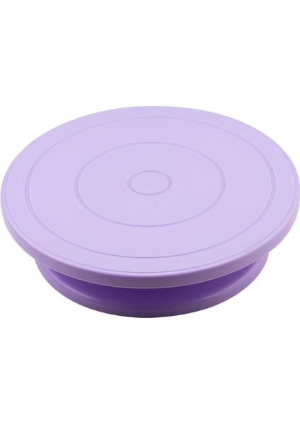 Mor Tarzı Et Plastik Kek Döner Tabla Döner Kek Plastik Hamur Pasta Süsleme Kremi Standı Döner Tabla Dıy Tava Pişirme Aracı (Yurt Dışından)