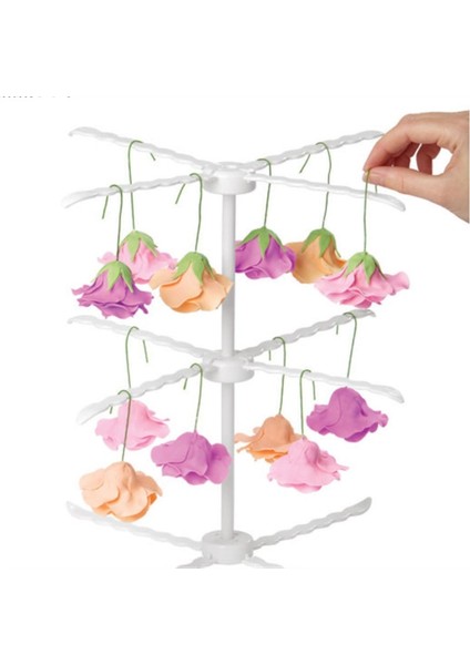 3 Katmanlı Çiçek Kurutma Rafı Standı Kek Dekorasyon Sugarcraft Fondan Ayrılabilir Yapıştır Çiçek Rafı Pratik Pişirme Araçları (Yurt Dışından) fiyatları
