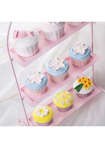 15 Stil Yok Pembe Tatlı Tatlı Masa Tedarikçisi Baker Vitrin Kek Standı Düğün Sahne Dekorasyon Araçları Içi Boş Dantel Tepsi Tatlı Şeker Çubuğu (Yurt Dışından) indirimleri