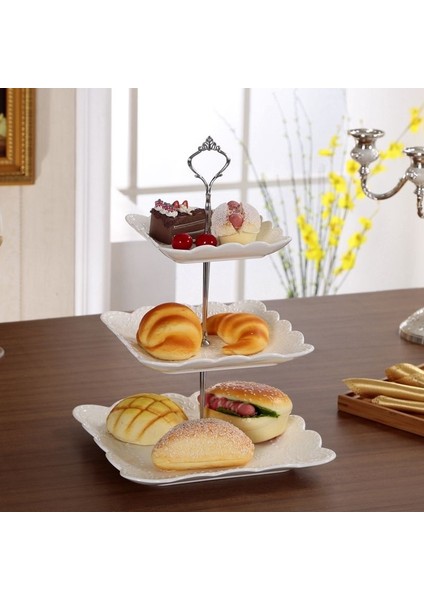 Çikolata Tarzı Taç 3 Katmanlı Taç Kek Tabağı Standı Altın Gümüş Düğün Masa Dekoru Kek Ekmek Tatlı Tabağı Standı Cupcake Uydurma Sahipleri Only4 (Yurt Dışından) fırsatları