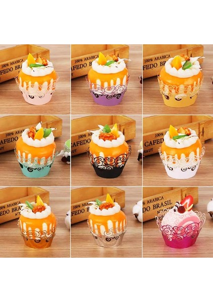 No.2 Tarzı Lot Küçük Asma Dantel Lazer Kesim Kek Sarıcı Astar Pişirme Fincan Boş Kağıt Kek Fincan Dıy Pişirme Fondan Kek (Yurt Dışından) modelleri