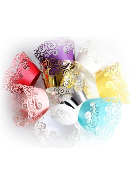 No.2 Tarzı Lot Küçük Asma Dantel Lazer Kesim Kek Sarıcı Astar Pişirme Fincan Boş Kağıt Kek Fincan Dıy Pişirme Fondan Kek (Yurt Dışından) fırsatları