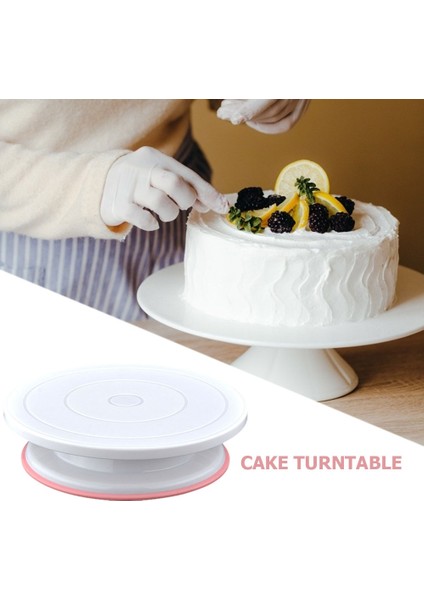 Mavi Stil Kek Pikap Döner Kaymaz Yuvarlak Standı Kek Dekorasyon Araçları Masa Mutfak Dıy Tava Pişirme Araçları Mutfak Aksesuarları Kalıp (Yurt Dışından) fırsatları