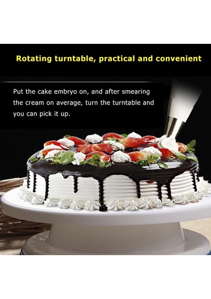 Mavi Stil Kek Pikap Döner Kaymaz Yuvarlak Standı Kek Dekorasyon Araçları Masa Mutfak Dıy Tava Pişirme Araçları Mutfak Aksesuarları Kalıp (Yurt Dışından) indirimleri