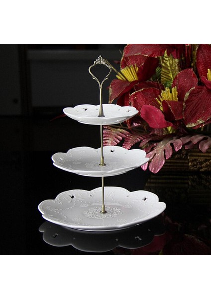 3 Kravat Bronz Tarzı 1 Takım Kek Tabağı Standı Katmanlı Bağlantı Parçaları Merkezi Kolu Uydurma Donanım Çubuk Düğün Parti Dekoru 6 Renk (Yurt Dışından)