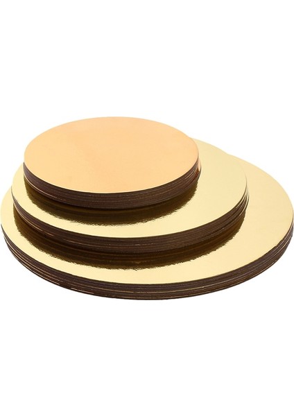 ALTIN-22CM-3PCS Tarzı Adet Çap cm Yuvarlak Kek Panoları Set Kek Tahtası Tabanı Tek Kullanımlık Kağıt Cupcake Tatlı Tepsisi Kek Aletleri (Yurt Dışından) fiyatları