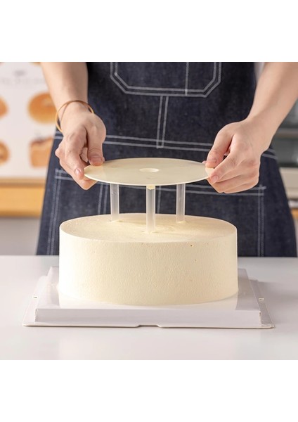 9 Cm-4 Inç Tarzı Çok Katmanlı Kek Desteği Hasır Çerçeve Standları Kalıp Yuvarlak Destek Spacer Kazık Braketi Mutfak Dıy Kek Dekor Pasta Aracı (Yurt Dışından) modelleri