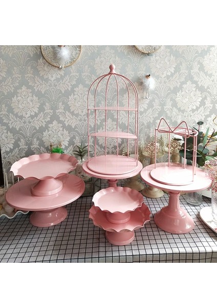 Kurabiye Standı Stili Sweetgo Pembe Kek Standı Kek Tepsisi 1 Parça Kuş Kafesi Kız Doğum Günü Araçları Ev Dekorasyon Şeker Çubuğu Tatlı Masa Parti Tedarikçisi (Yurt Dışından) fırsatları