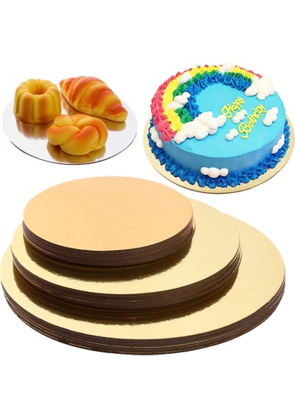 6 Inç Gümüş 5 Adet Stil Yuvarlak Kek Tahtaları Seti Cakeboard Tabanı Tek Kullanımlık Kağıt Cupcake Tatlı Tepsisi Es, Es ve Es Her Birinden 6'lı (Yurt Dışından) fiyatları