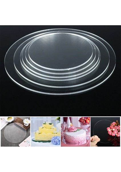 2 ADET-10CM Tarzı 2 Adet Yuvarlak Akrilik Kek Ekran Kartı Kek Kenarı Pürüzsüz Kazıyıcı Kek Tepsisi Dıy Yuvarlak Dekorasyon Cakeboard Taban Kek Araçları (Yurt Dışından) fiyatları
