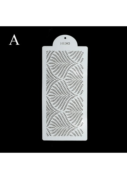 Set 5 Stili Plastik Şeker Elek Kalıbı Fondan Baskı Kalıbı Içi Boş Düğün Pastası Kenar Dekorasyon Şablonu Pişirme Araçları Kek Standı Kalıpları (Yurt Dışından)