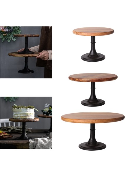 29CM Tarzı Ahşap Kek Standı Kaide Tatlı Yuvarlak Tutucu Düğün Parti Doğum Günü Küçük Kek Uzun Masa Üsleri Tabaklar Ekran (Yurt Dışından) fiyatları