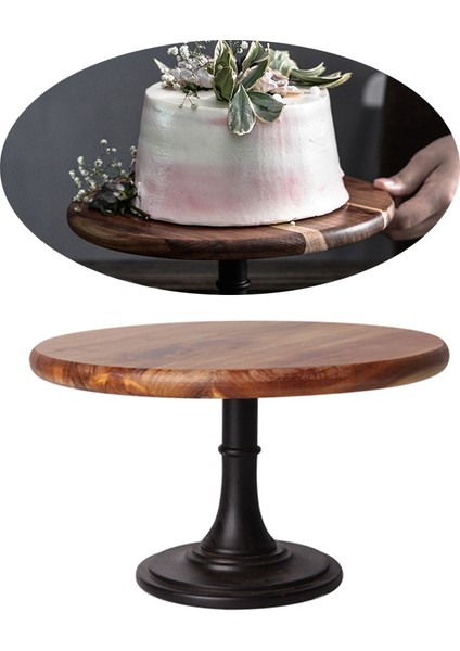 29CM Tarzı Ahşap Kek Standı Kaide Tatlı Yuvarlak Tutucu Düğün Parti Doğum Günü Küçük Kek Uzun Masa Üsleri Tabaklar Ekran (Yurt Dışından) fırsatları