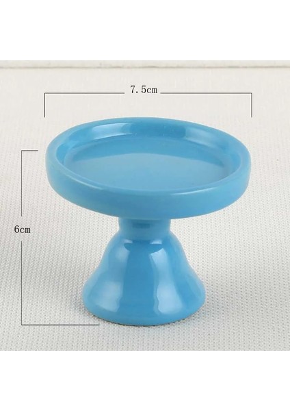 Mavi Stil Mini Kek Standı Cupcake Raf Düğün Ikindi Çayı Takı Ekran Standı Için (Yurt Dışından)