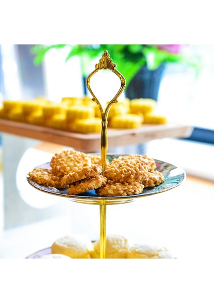 Kırmızı Stil Taşınabilir Üç Katmanlı Kek Standı Şeker Meyve Vitrin Kolu Uydurma Donanım Çubuk Plaka Standı 5 Renk (Yurt Dışından) indirimleri