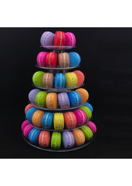 D Stili Katmanlı Yüksek Li Macarons Ekran Kule Cupcake Kulesi Tutacağı Katmanlı Servis Standı Cupcake Kulesi Düğün Teşhir Standı (Yurt Dışından) modelleri