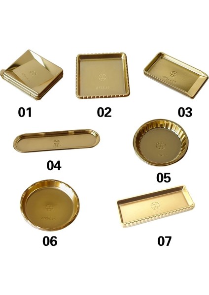 No.2 Tarzı Yuvarlak Kare Kek Panoları Altın Mousse Mat Alt Gıda Sınıfı Pet Kek Mutfak Tatlı Tepsisi Kek Bakeware Decorat Araçları (Yurt Dışından) fırsatları