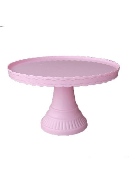Pembe Tarzı Plastik Kek Standı Parti Teşhir Standı Düğün Dekorasyon Doğum Günü Şeker Tabağı Tepsisi Tatlı Fudge Masaüstü Ikindi Çayı Tepsisi (Yurt Dışından)
