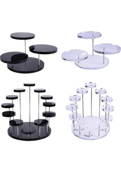 Beyaz Stil Stili Akrilik Cupcake Takı Için Ekran Standı Kek Tatlı Raf Parti Düğün Pastası Standı Tutucu Transhome Bebek Duş Dekorasyon (Yurt Dışından) fırsatları