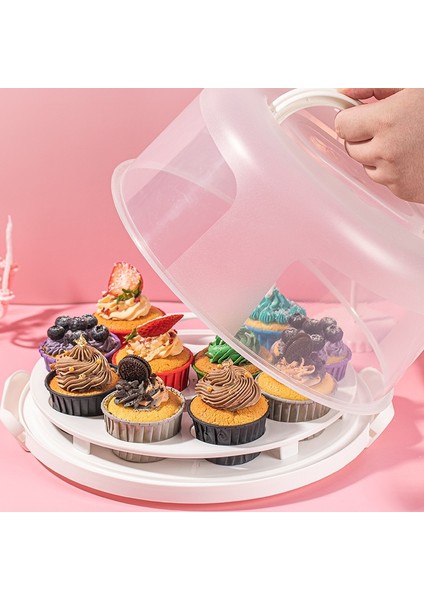 10 Inç Beyaz Stil Jo Lıfe 1 Takım Şeffaf Kek Kutusu Plastik Düğün Pastası Ambalaj Pedi Şeffaf Kutular Cupcake Muffin Dome Tutucu Kılıfları (Yurt Dışından) modelleri